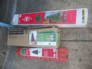 lot 364 image: TOTAL OF 3 CHRISTMAS TREES&nbsp