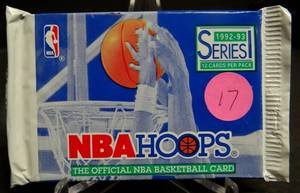 lot 17 image: 199293 NBA HOOPS SERIES 1 BASKETBALL SEALED PACK - JORDAN