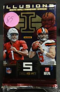 lot 89 image: 2019 Illusions Football - Sealed Pack - Kyler Murray Drew Lock RC