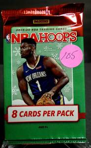 lot 2 image: 2019-20 Panini NBA Hoops Winter Basketball Hobby Pack From A Sealed Box (ZionMorant) ($18-28PK)
