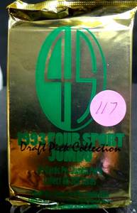 lot 117 image: Classic 1993 Four Sport Jumbo Wax Pack - 23 CARDS IN EACH PACK (COMPS $10-12PK)