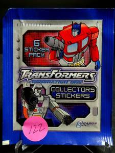 lot 122 image: Transformers Generation One Collectors Stickers Pack Inc 2003