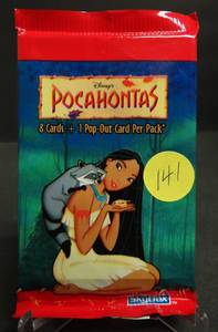 lot 141 image: 1995 Disney Pocahontas Movie Trading Card 15 Sealed Pack