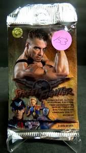 lot 153 image: 1994 Upper Deck Street Fighter Movie Sealed 8 Card Pack
