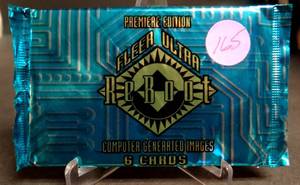 lot 165 image: ReBoot Trading Card Pack 1995 Fleer Ultra Premiere Pack (6 card pk)