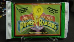 lot 183 image: 1994 Mighty Morphin Power Rangers Trading Cards