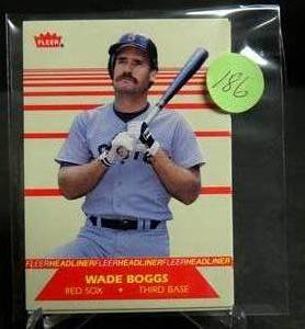 lot 186 image: 1987 Fleer Headliners Baseball Insert 6-card Set  Canseco (comps $10-$12)