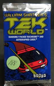 lot 188 image: RARE - Vintage William Shatners 1993 Tek World Trading Cards