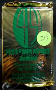 lot 219 image: Classic 1993 Four Sport Jumbo Wax Pack - 23 CARDS IN EACH PACK (COMPS $10-12PK)