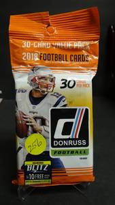 lot 256 image: 2018 Donruss Football 30 Card Fat Pack Lamar Jackson, Saquon Barkley, Mayfield RC - (COMPS $22-25PK)