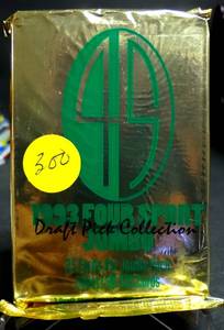 lot 300 image: Classic 1993 Four Sport Jumbo Wax Pack - 23 CARDS IN EACH PACK (COMPS $10-12PK)