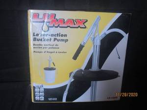 lot 28 image: Lu Max LX-1300 Lever Action Bucket Pump, for 25-50 lb.5 Gal. Pails