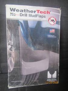 lot 29 image: Weathertech 110049  15-20 ColoradoCanyon Weathertech Front No Drill Mud Flaps, Black