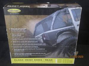 lot 44 image: Smittybilt 9510107-18 Jeep Wrangler JK Cloak Mesh Sides & Rear