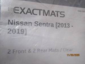 lot 65 image: EXACTMATS 2013-2019 NISSAN SENTTRA FRONT AND REAR