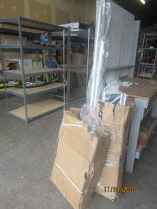 lot 111 image: Kargo Master 40913 EZ Driver Side Mechanism Drop Down Van Ladder Rack