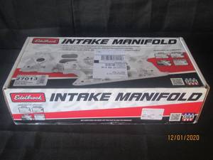 lot 176 image: ELDERBROCK 27013 55-86 SMALL BLOCK CHEVY EPS BLACK INTAKE MANIFOLD