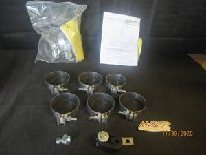 lot 166 image: EXHAUST CLAMP KIT 6244AL 2PIECES