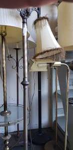 lot 12 image: Assorted Lot of Floor Lamps