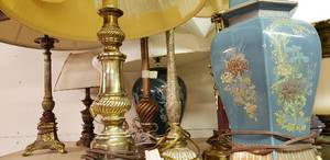 lot 69 image: Assorted Table Lamps