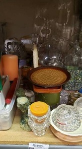 lot 26 image: Large Lot of Candles and Candle Holders