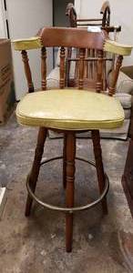 lot 64 image: Vintage Swivel Bar Stool