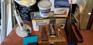 lot 132 image: Mixed Lot of Home Office Items, including Boy Scouts Silverware Kit