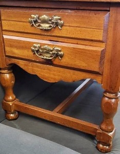 lot 137 image: Side Table with Single Drawer (22x27x21 Approx.)