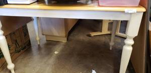 lot 176 image: Rectangle Wooden Dining Table (48x30x30 Approx.)