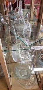 lot 164 image: Misc. Clear Glass Lot
