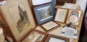 lot 179 image: Various Small Frame Plaques and Drawings