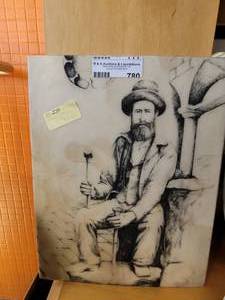 lot 780 image: VINTAGE STONE LITHOGRAPH AS SHOWN.