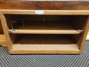 lot 982 image: 3-TIER BOOKCASESHELF IN STYLE SHOWN.