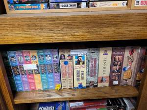 lot 1002 image: LOT OF ASSORTED VHS MOVIES AND MOVIE SETS AS SHOWN. SEE PICTURES.