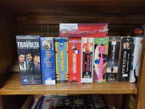 lot 1003 image: LOT OF ASSORTED VHS MOVIES AND MOVIE SETS AS SHOWN. SEE PICTURES.