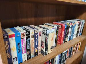 lot 1063 image: LOT OF ASSORTED VHS MOVIES AS SHOWN. (TIER 4 ONLY)