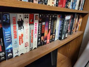 lot 1064 image: LOT OF ASSORTED VHS MOVIES AS SHOWN. (TIER 5 ONLY)