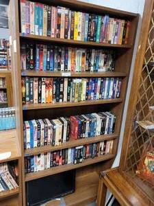 lot 1065 image: BOOKCASE  SHELF IN STYLECOLOR SHOWN. CONTENTS SHOWN NOT INCLUDED (DELAYED PICK UP BETWEEN 200 PM AND 400 PM)