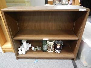 lot 920 image: 3-TIER BOOKCASESHELF IN STYLE SHOWN. CONTENTS SHOWN NOT INCLUDED