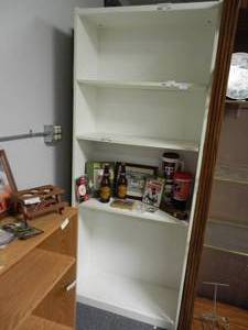 lot 970 image: 5-TIER BOOKCASESHELF IN STYLE SHOWN. CONTENTS SHOWN NOT INCLUDED