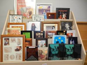 lot 1124 image: LOT OF 25 FRAMED MOVIECELEBRITY RELATED MEMORABILIA AS SHOWN.