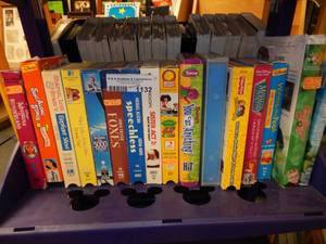 lot 1132 image: LOT OF ASSORTED VHS MOVIES  VIDEOS AS SHOWN.