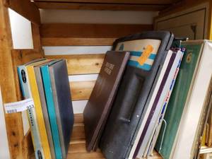 lot 953 image: VINTAGE VINYL RECORDS AND MORE AS SHOWN.