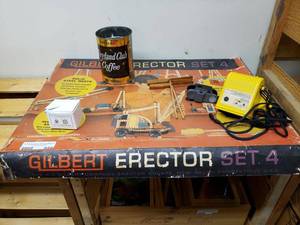 lot 959 image: GILBERT ERECTOR SET 4 IN BOX AS SHOWN. SEE PICTURES.