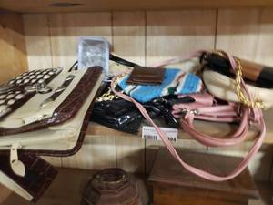 lot 1094 image: LOT OF HANDBAGSWALLETS IN STYLESCOLORSCONDITION SHOWN.