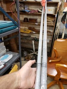 lot 1102 image: TEXAS FLAG AND SALE FLAG WITH POSTS AS SHOWN.