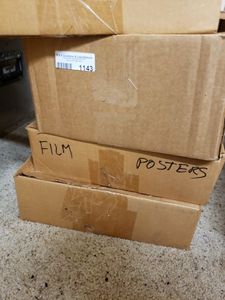 lot 1143 image: LARGE LOT OF ORIGINAL MOVIE POSTERS RANGING IN A VARIETY OF RELEASE DATES AND MOVIE GENRES. APPROX. 200 COUNT