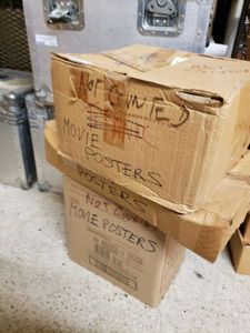 lot 1144 image: LARGE LOT OF ORIGINAL MOVIE POSTERS RANGING IN A VARIETY OF RELEASE DATES AND MOVIE TITLES. GENEROUS COUNT