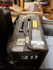 lot 1155 image: VINTAGE KODAK SLIDE PROJECTOR IN CASE AS SHOWN.