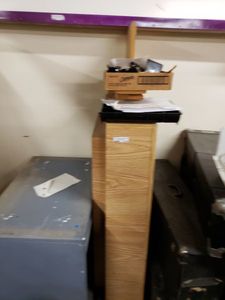 lot 1174 image: STORE DISPLAY TABLE AND MORE AS SHOWN.